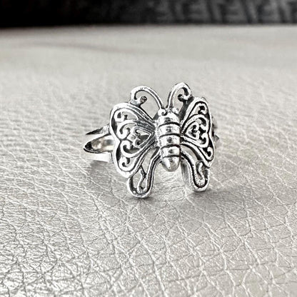 Butterfly Flying Insect Women Ring