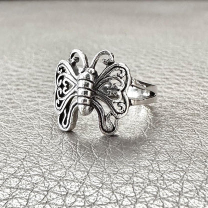 Butterfly Flying Insect Women Ring