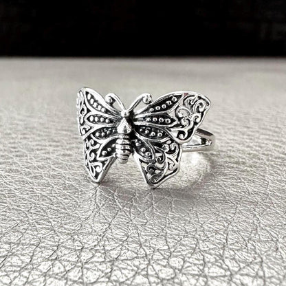 Butterfly Flying Insect Women Ring