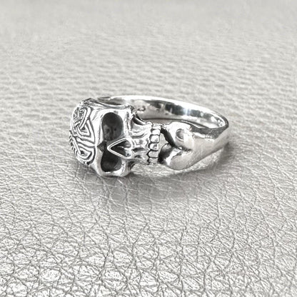 Skull Gothic Pirate Skull Punk Skeleton Biker Ring