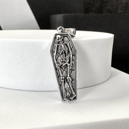Punk Skull Gothic Skeleton Death Pendant/Necklace