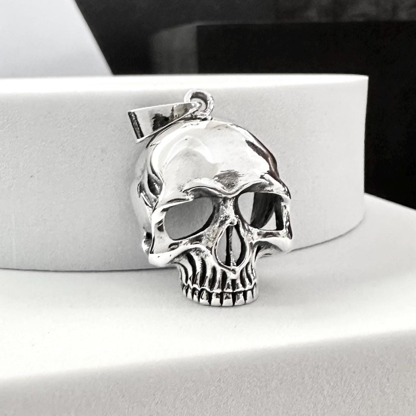 Skull Punk Gothic Pirate Skeleton Biker Pendant/Necklace