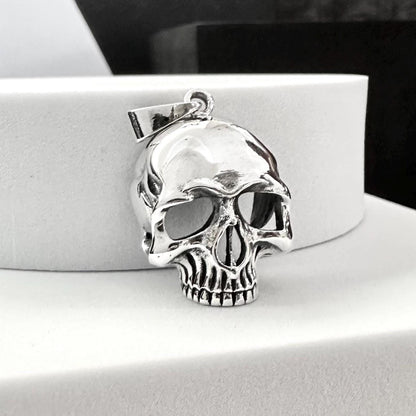 Skull Punk Gothic Pirate Skeleton Biker Pendant/Necklace