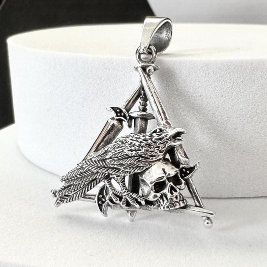 Odin's Raven Viking Raven Bird Crow Pendant/Necklace