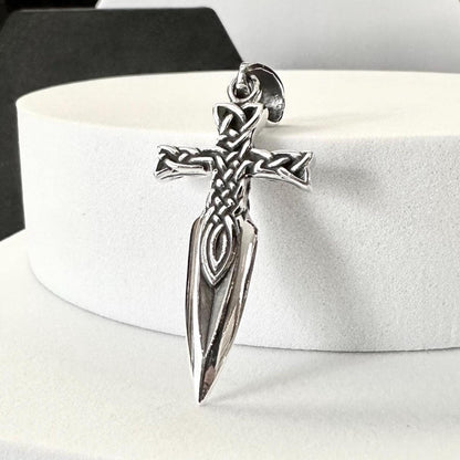 Sword Viking Long Sword Knight Great Blade Pendant/Necklace