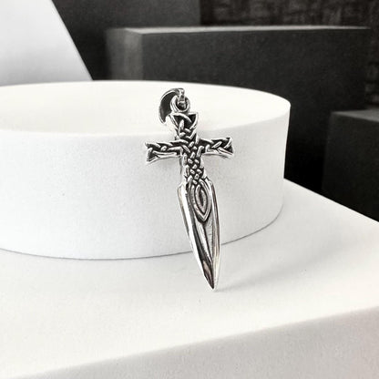 Sword Viking Long Sword Knight Great Blade Pendant/Necklace