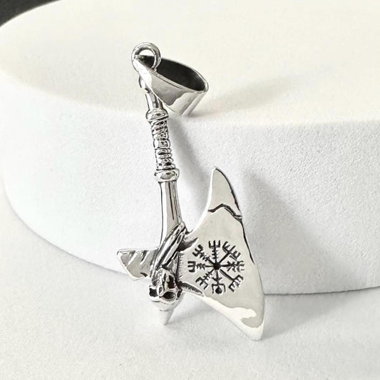 Thor's Hammer Mjölnir Viking Axe Vegvisir Pendant/Necklace
