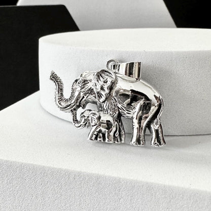 Elephant\ Thailand Wild Life Elephant Animal Pendant/Necklace