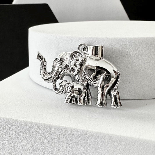 Elephant\ Thailand Wild Life Elephant Animal Pendant/Necklace