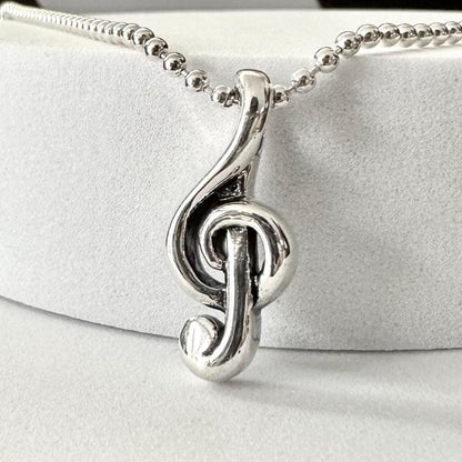 Sol Key Music Note Treble Clef Pendant/Necklace