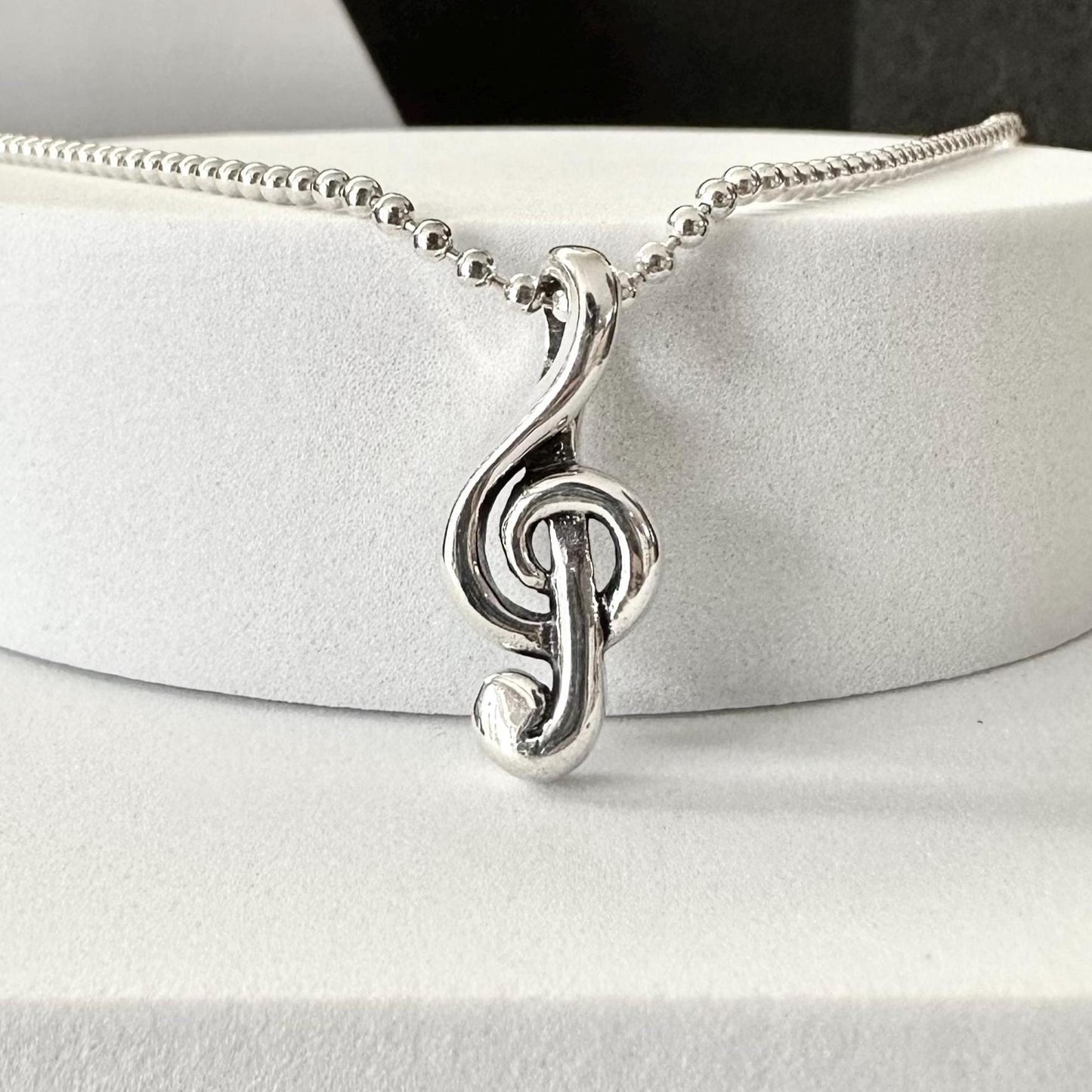 Sol Key Music Note Treble Clef Pendant/Necklace