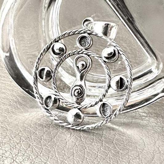 Crescent Moon Goddess Luna Deities Wiccan Pendant/Necklace