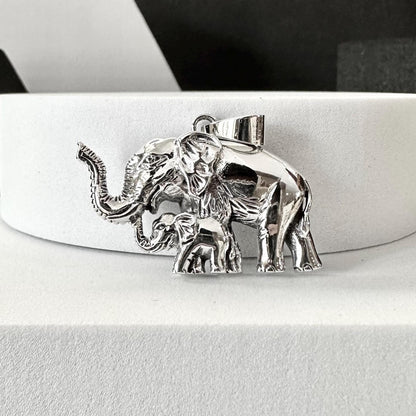 Elephant\ Thailand Wild Life Elephant Animal Pendant/Necklace