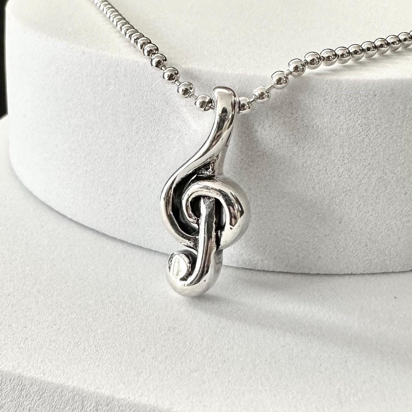Sol Key Music Note Treble Clef Pendant/Necklace