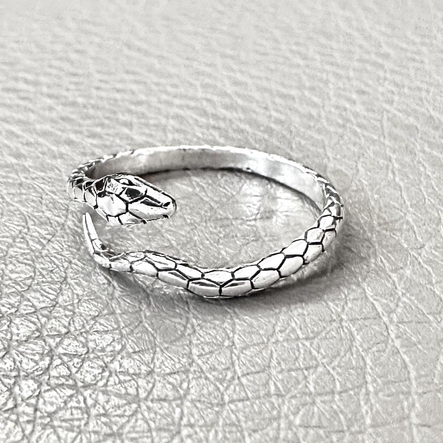Bohemian Snake Serpent Cobra Ouroboros Ring