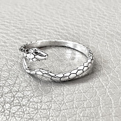 Bohemian Snake Serpent Cobra Ouroboros Ring