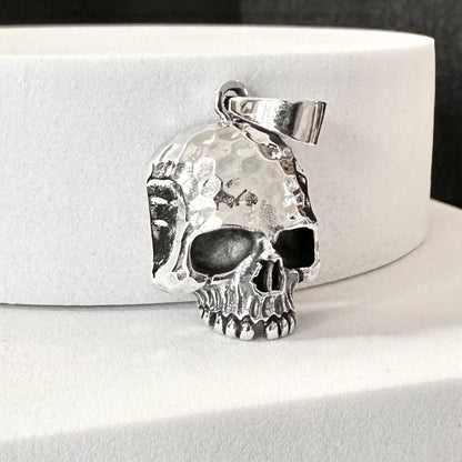 Punk Gothic Skull Skeleton Biker Pendant/Necklace