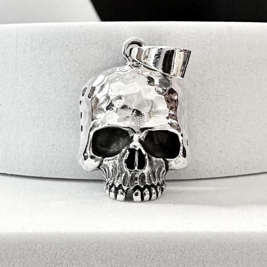 Punk Gothic Skull Skeleton Biker Pendant/Necklace