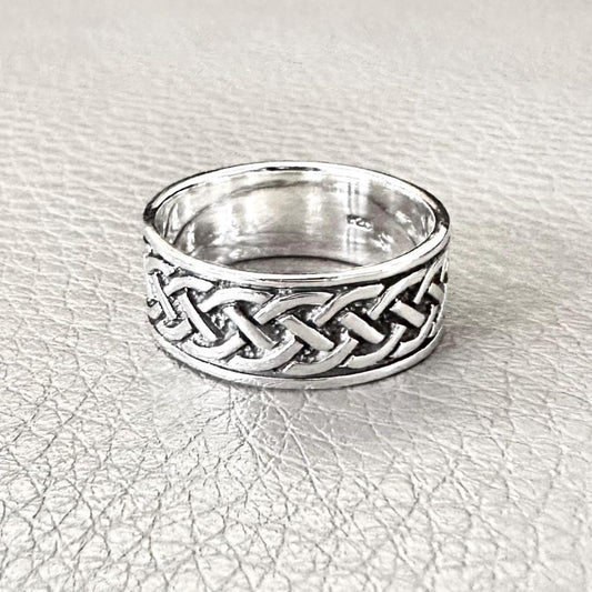 Celtic Infinity Knot Viking Design Irish Style Ring