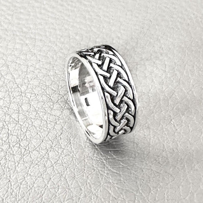 Celtic Infinity Knot Viking Design Irish Style Ring