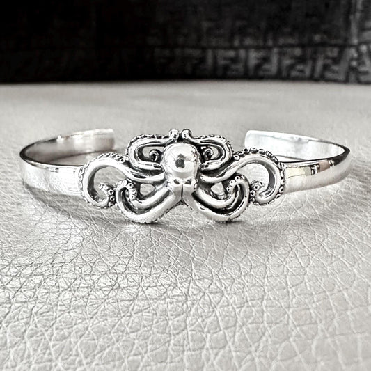 Kraken Giant Octopus Mythical Sea Monster Cuff Bracelet