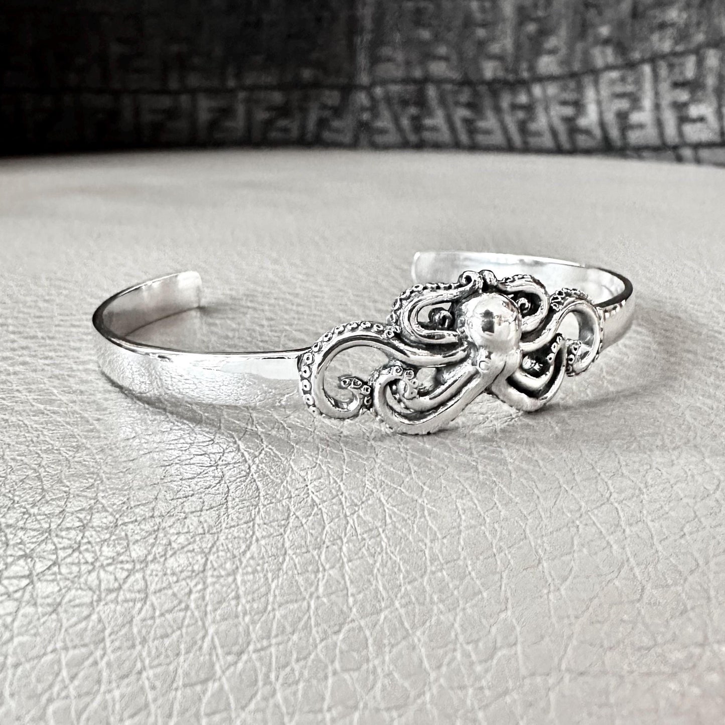 Kraken Giant Octopus Mythical Sea Monster Cuff Bracelet