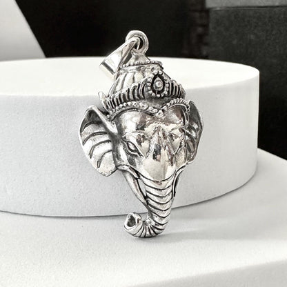 Ganesha Elephant God Ganapati Hindi Deity Pendant/Necklace