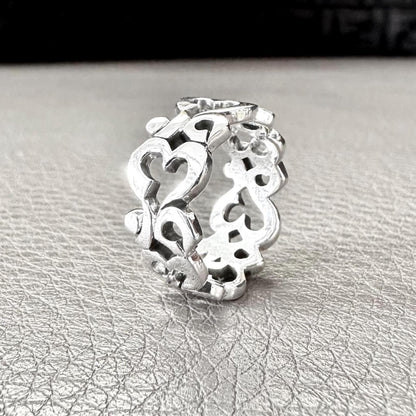 Ohm/Om Buddhism Hindi Symbol Sanskrit  Ring