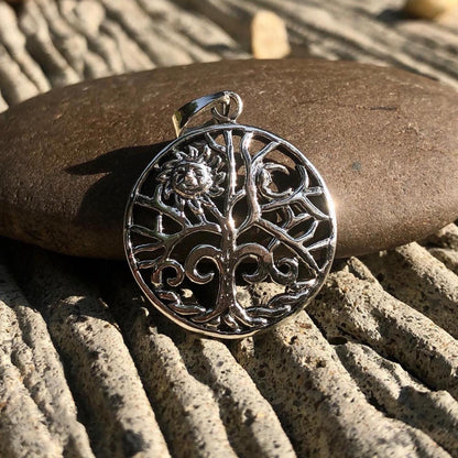 Tree of Life Sun Moon Viking Yggdrasil Pendant/Necklace