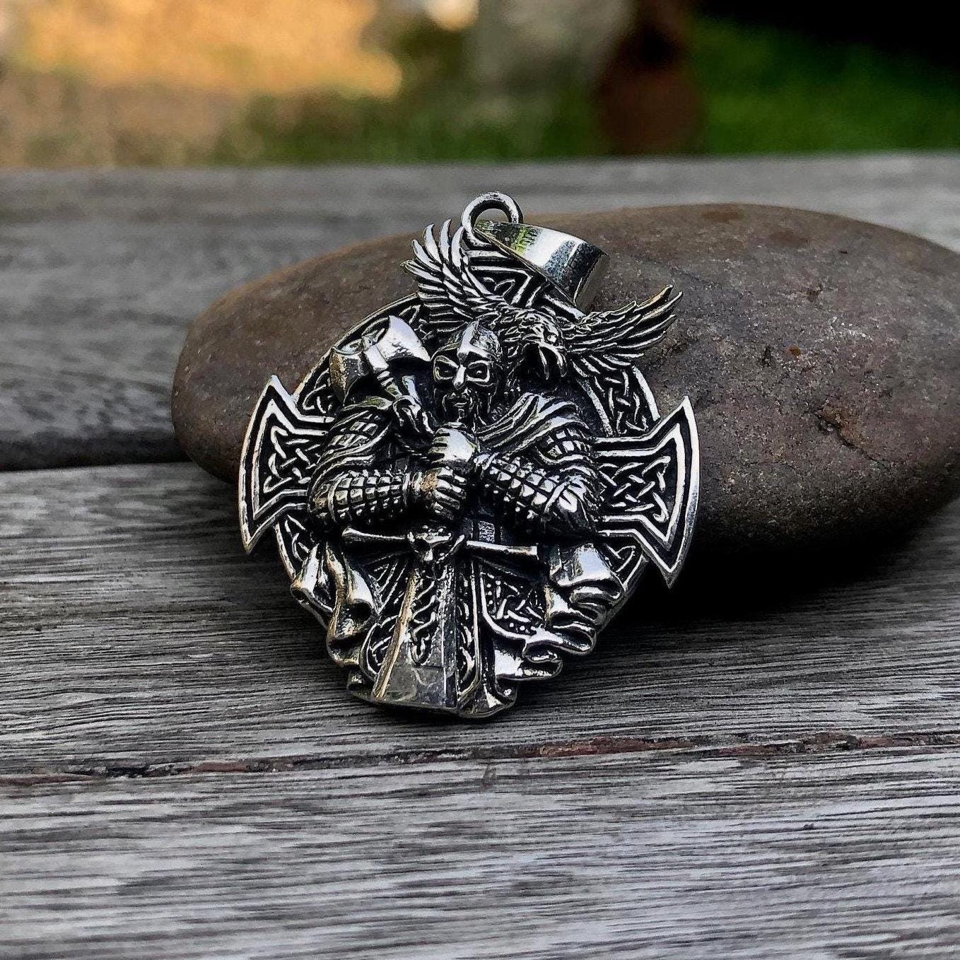Viking Warrior Norse Berserker Barbarian Pendant/Necklace