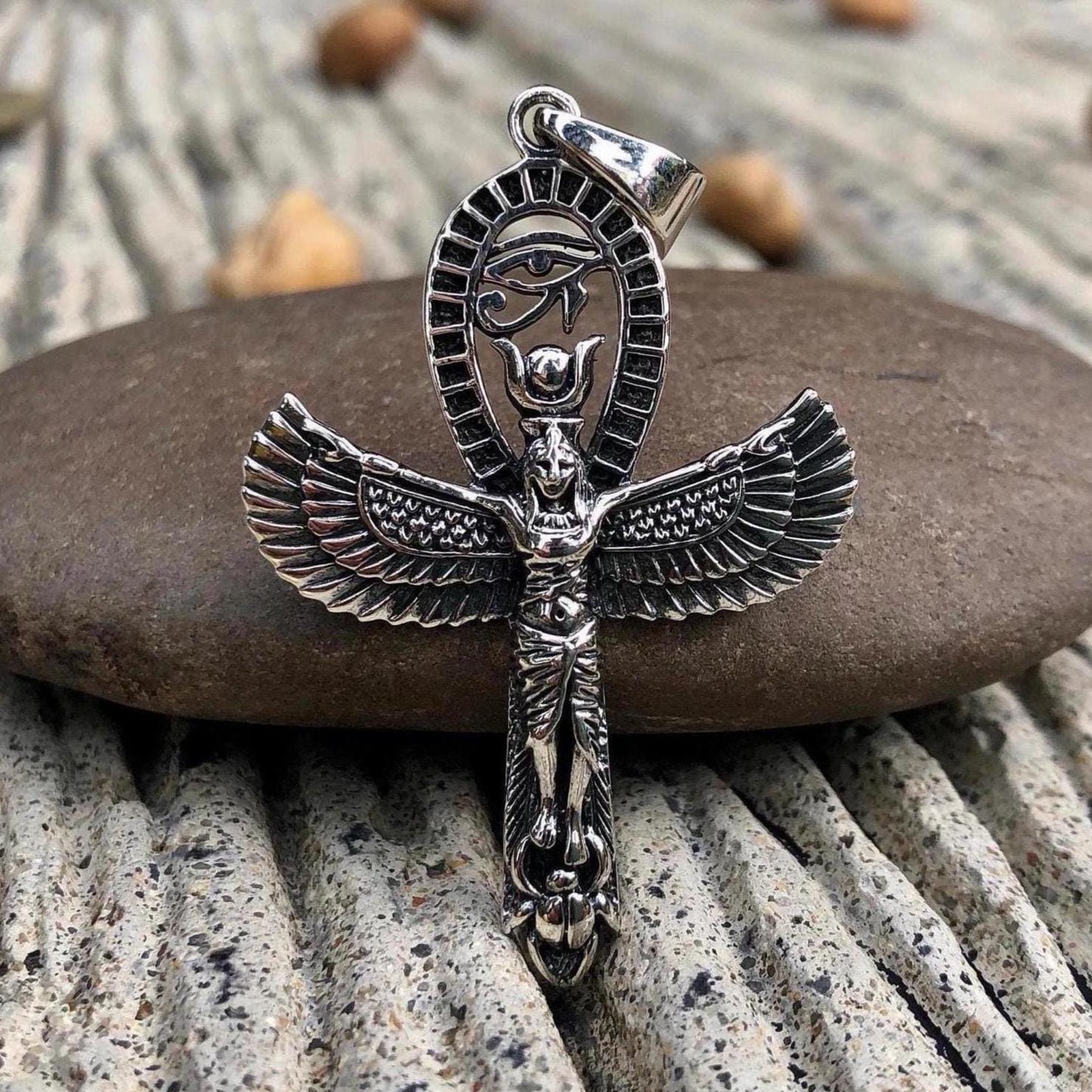 Hathor Egyptian Goddess Deity Pendant/Necklace