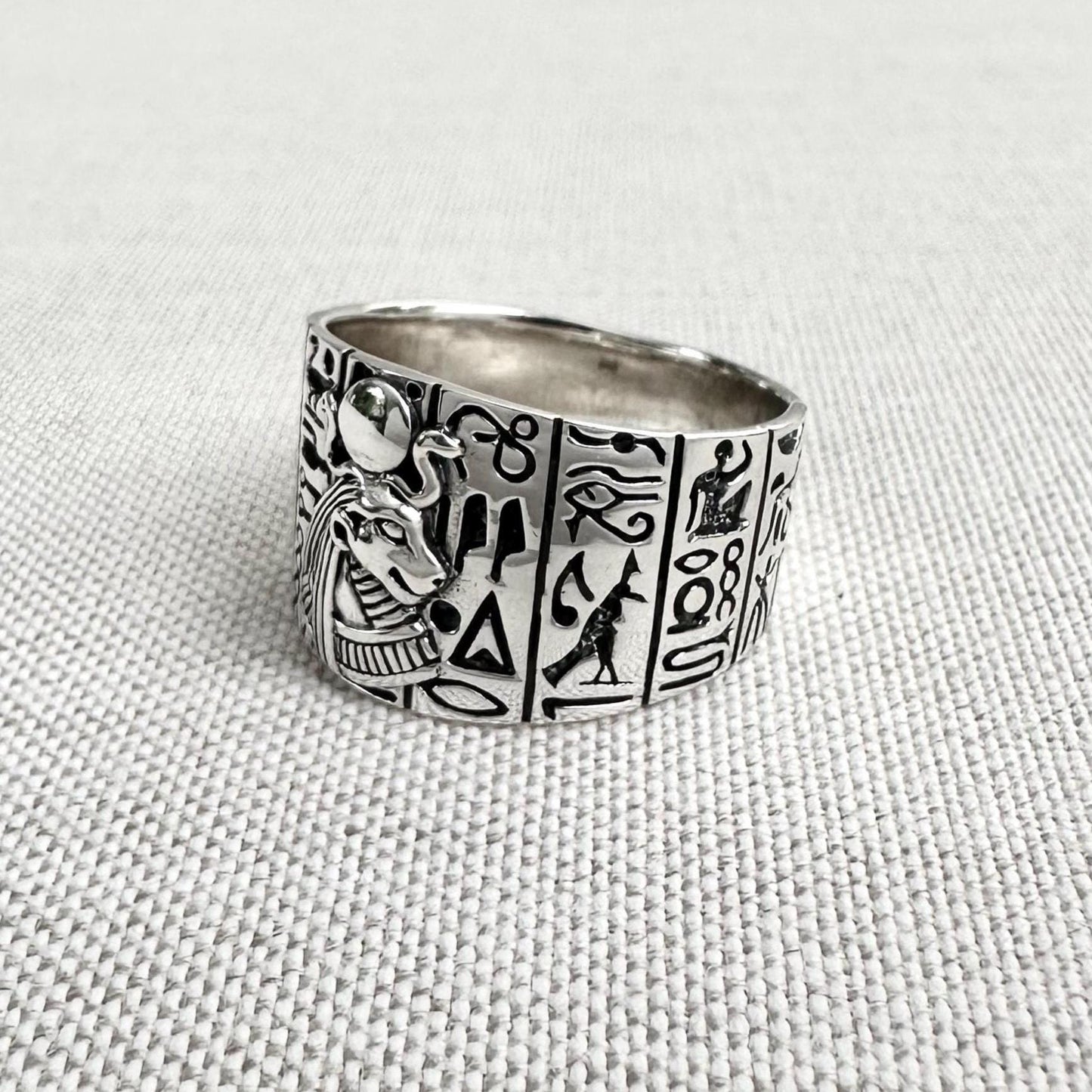 Sekhmet Egyptian Goddess Lion Deity Ring