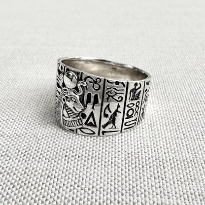 Sekhmet Egyptian Goddess Lion Deity Ring