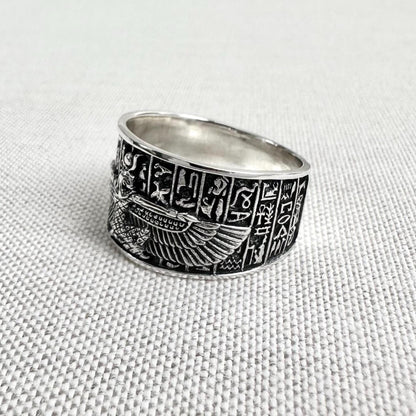 Isis Egyptian Goddess Egypt Deity Aset Talisman Ring