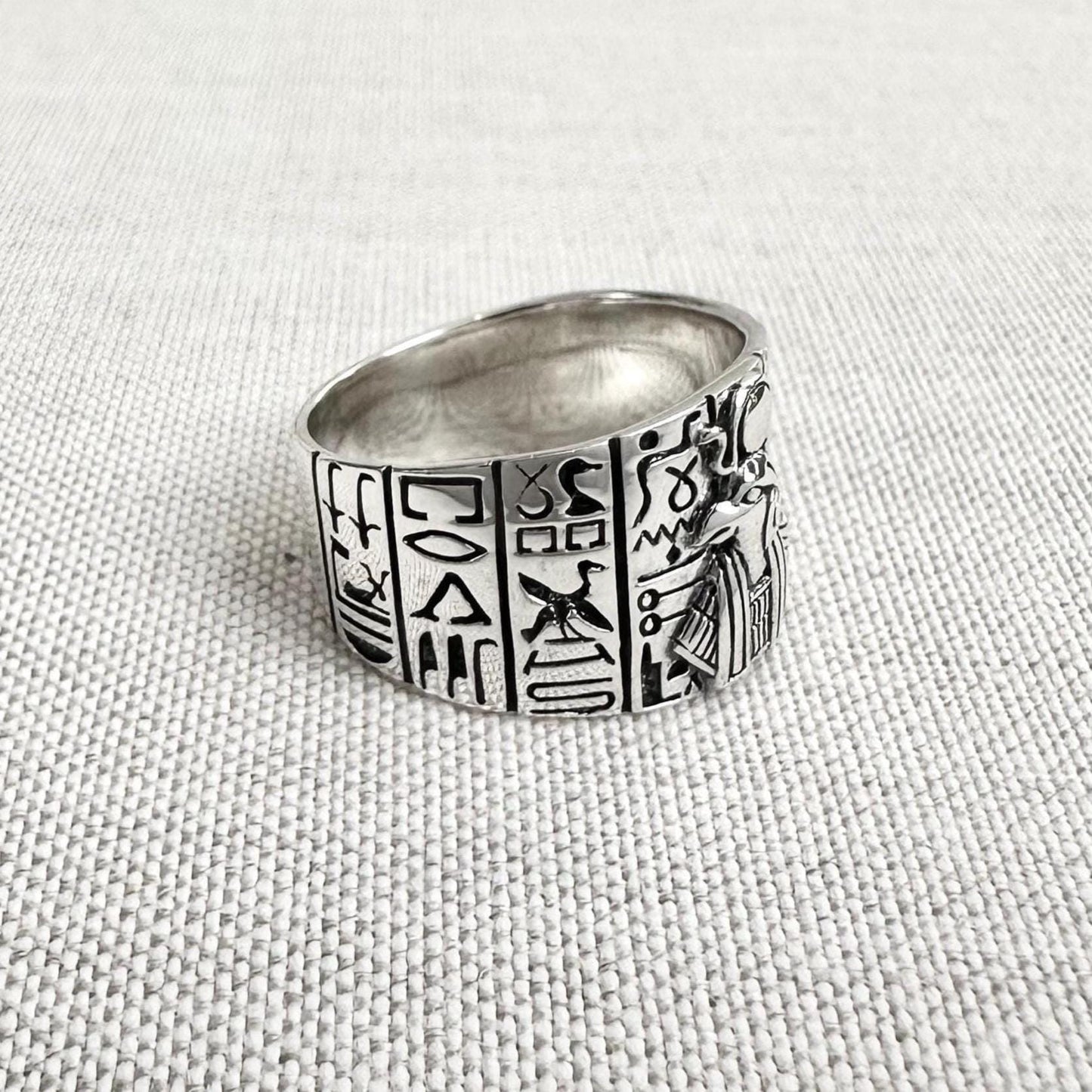 Ra Egyptian Sun God King Egypt Deity Falcon Talisman Ring