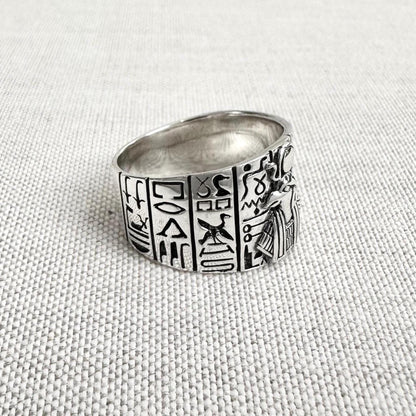 Ra Egyptian Sun God King Egypt Deity Falcon Talisman Ring
