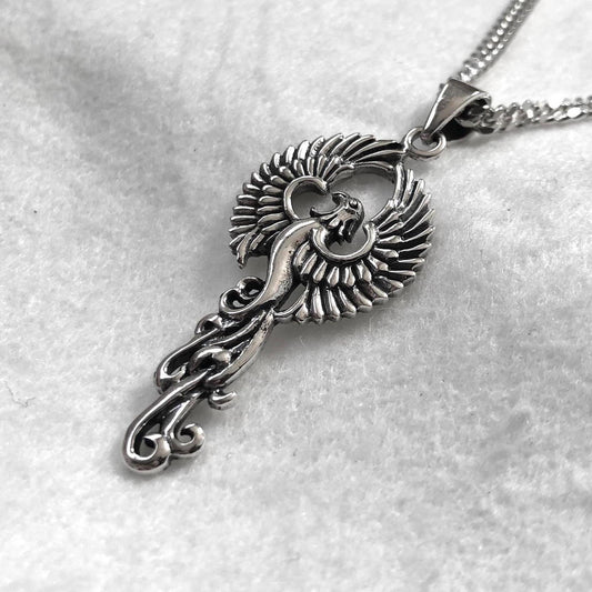 Phoenix Mythical Fire Bird Pendant/Necklace