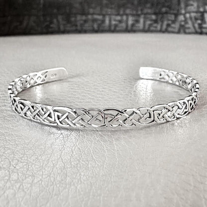 Celtic Knot Bracelet Infinity Knot Viking Endless Cuff Bracelet