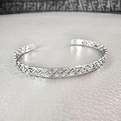 Celtic Knot Bracelet Infinity Knot Viking Endless Cuff Bracelet