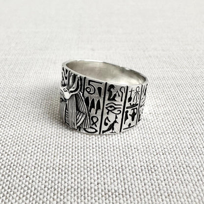 Anubis Egyptian God Deity Talismans Ring
