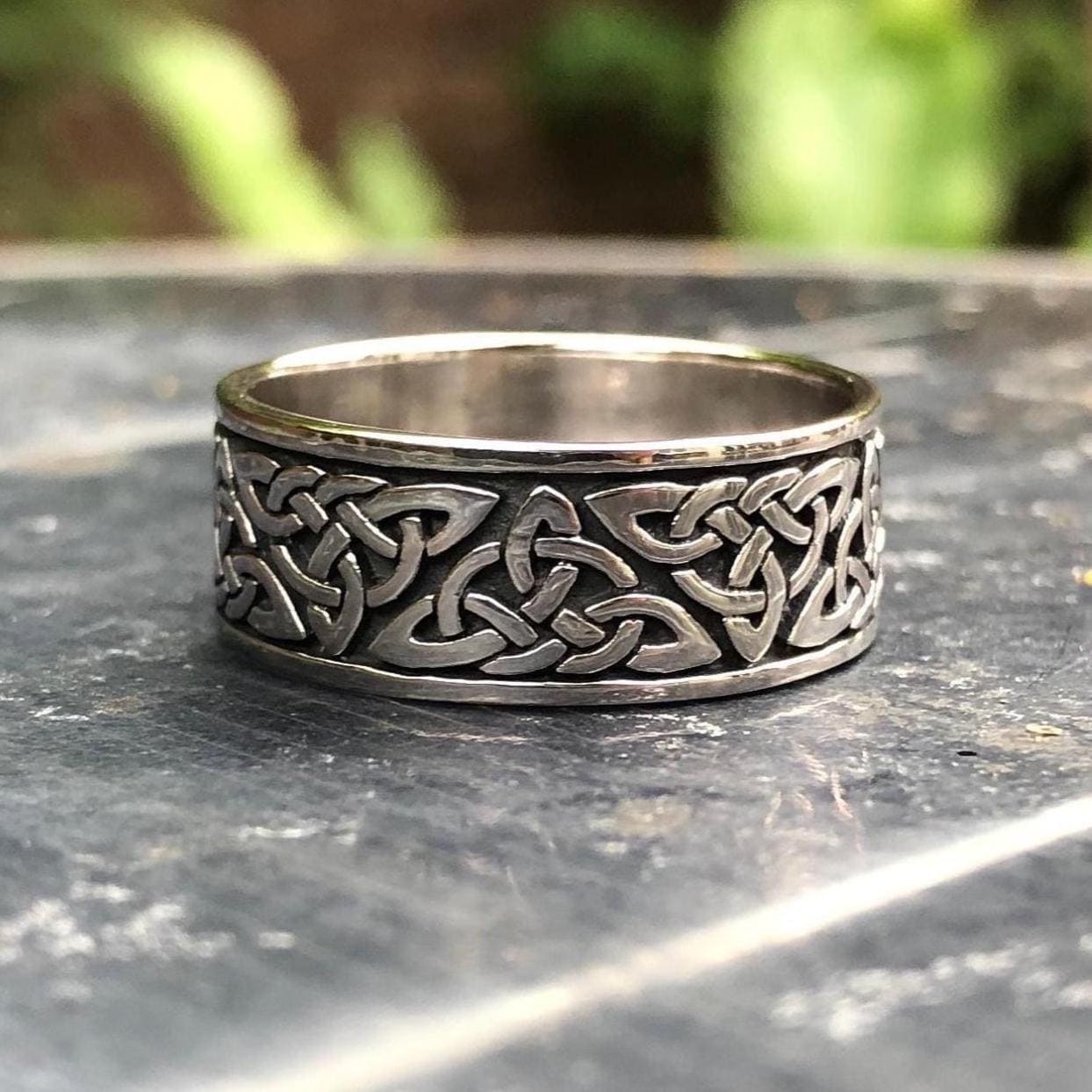 Triquetra Viking Infinity Celtic Knot Ring