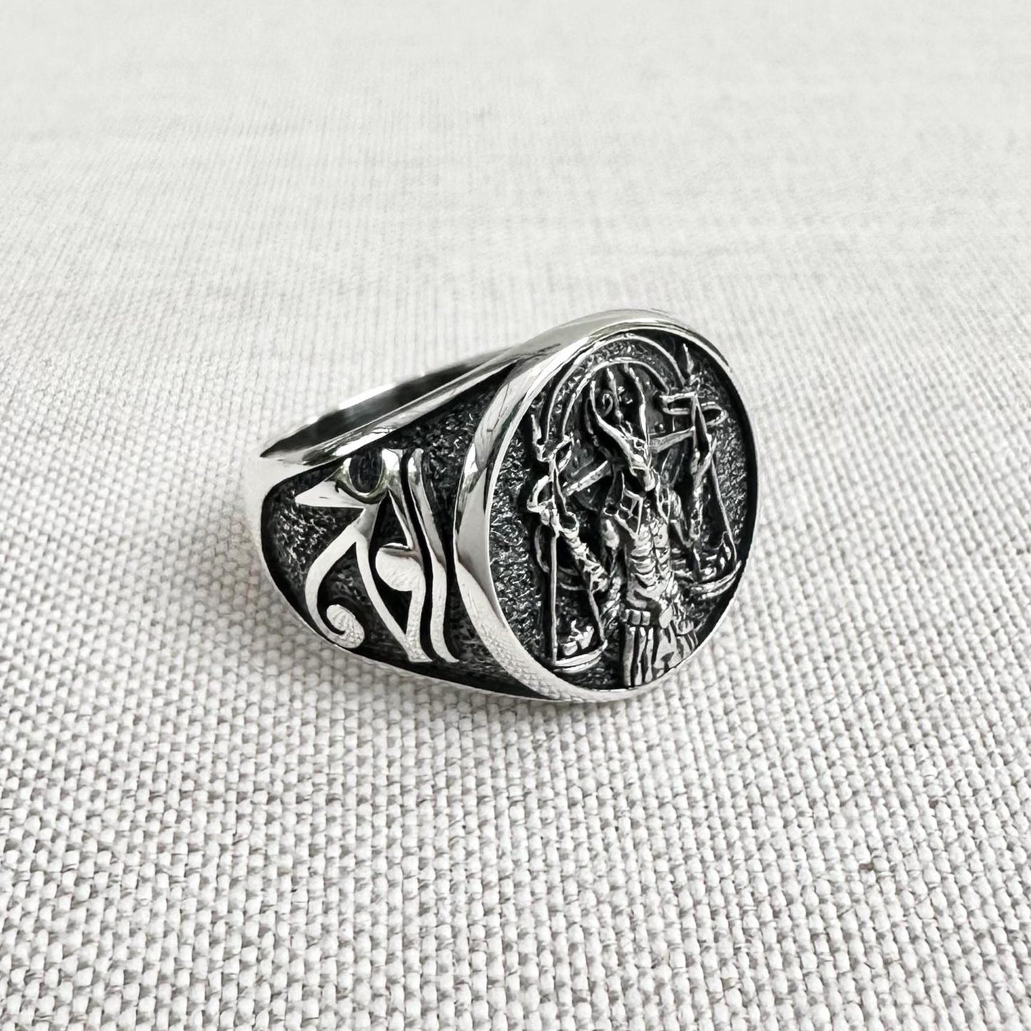 Anubis Ring Egyptian God Deity Anubis Talismans Ring