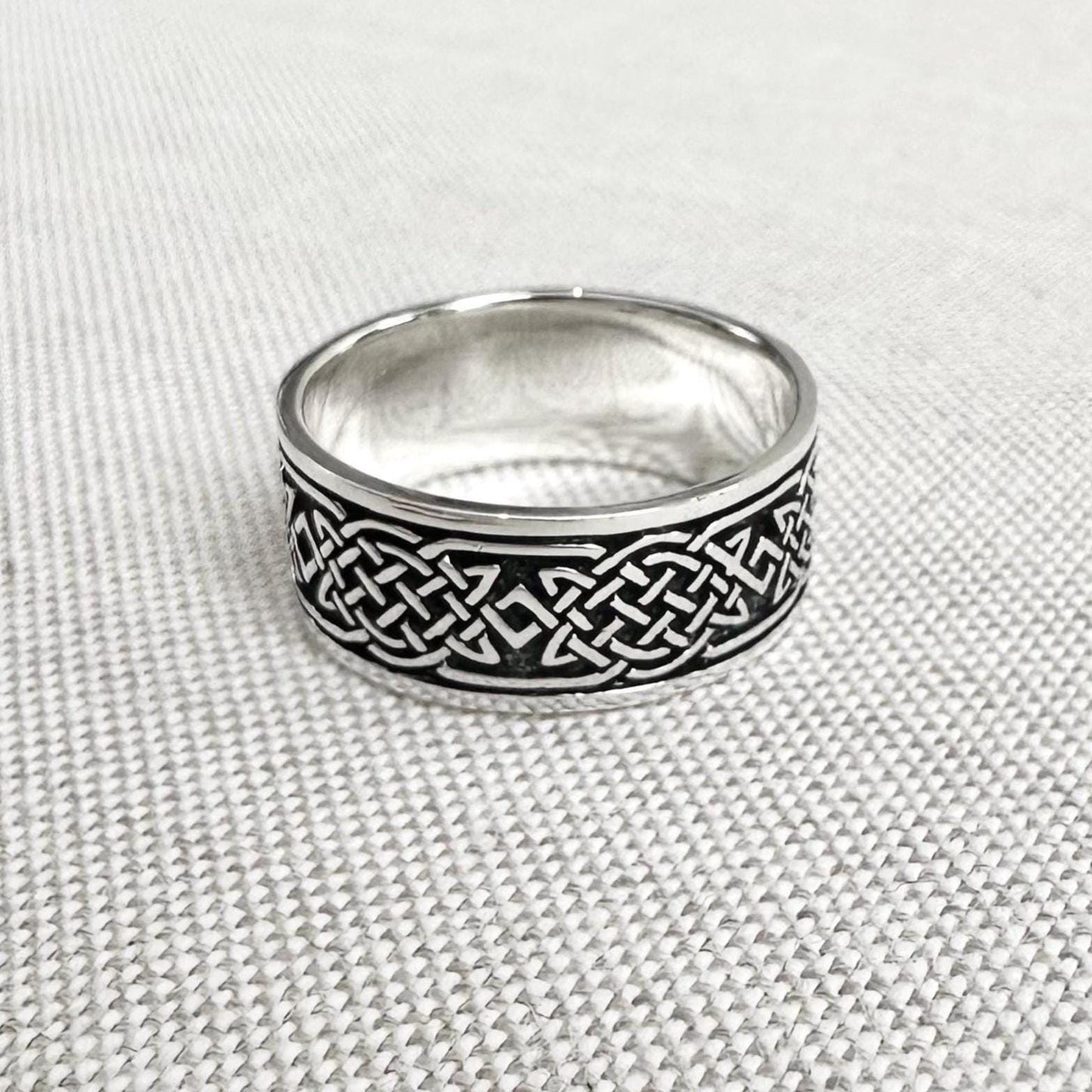 Viking Celtic Infinity Knot Irish Style Ring