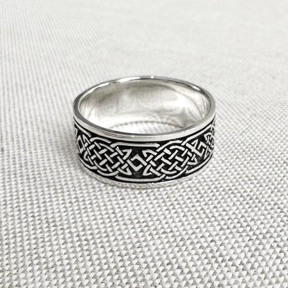 Viking Celtic Infinity Knot Irish Style Ring