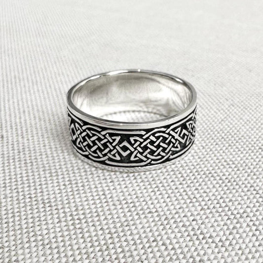 Viking Celtic Infinity Knot Irish Style Ring