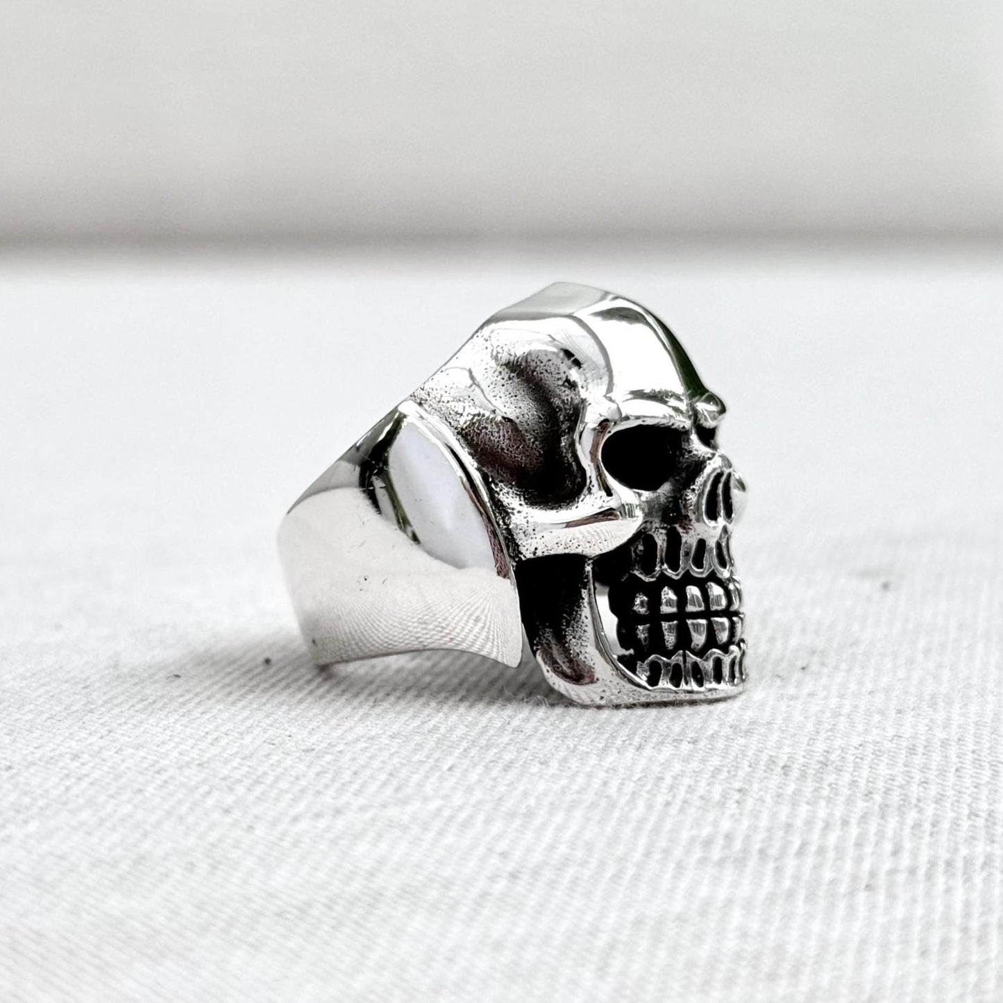 Skull Heavy Gothic Pirate Punk Biker Ring