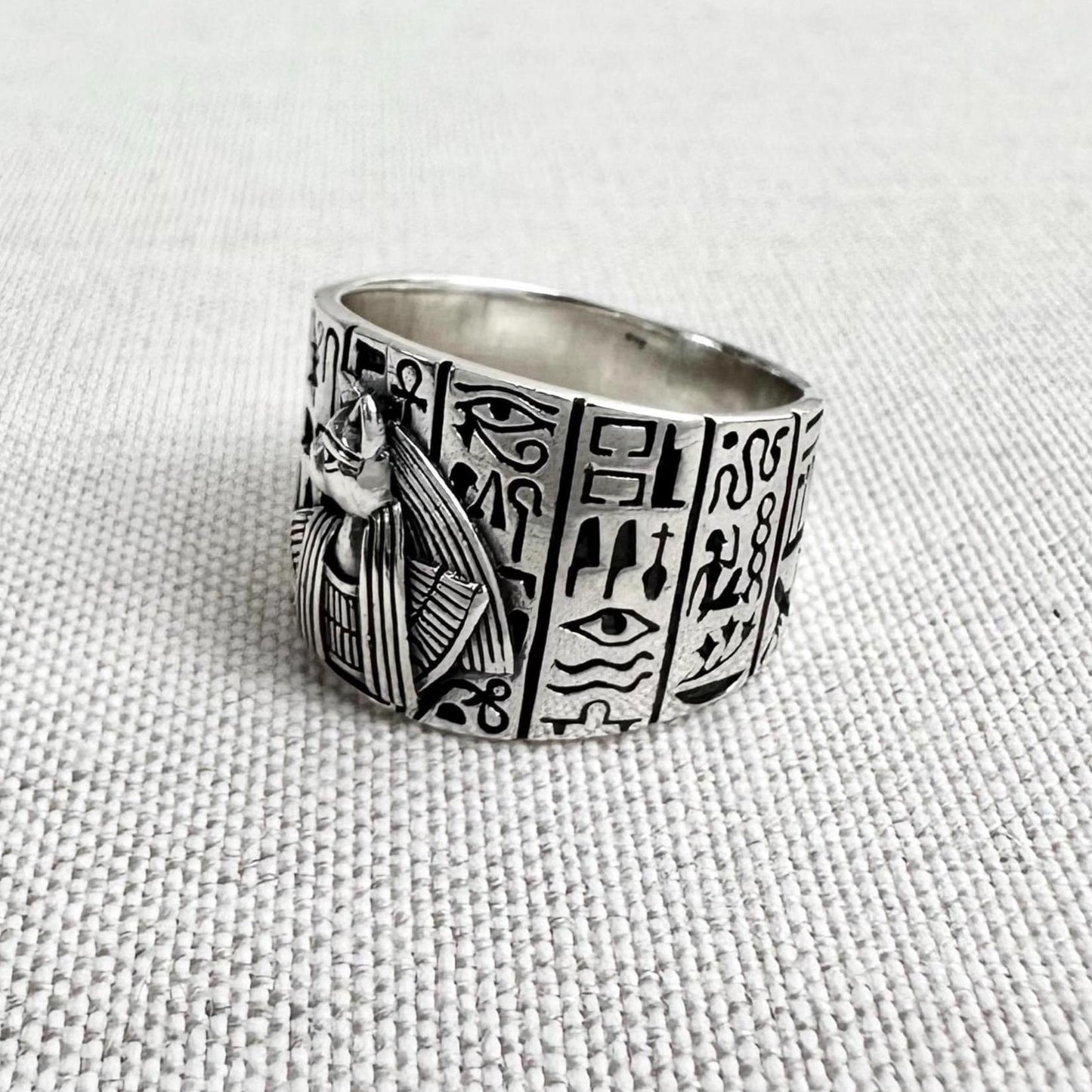 Bastet Egyptian Goddess Cat Ancient God Ring
