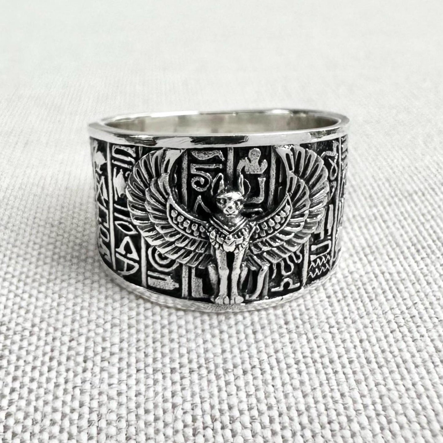 Sphinx Egyptian Greek Mythical Creature Lion Ring