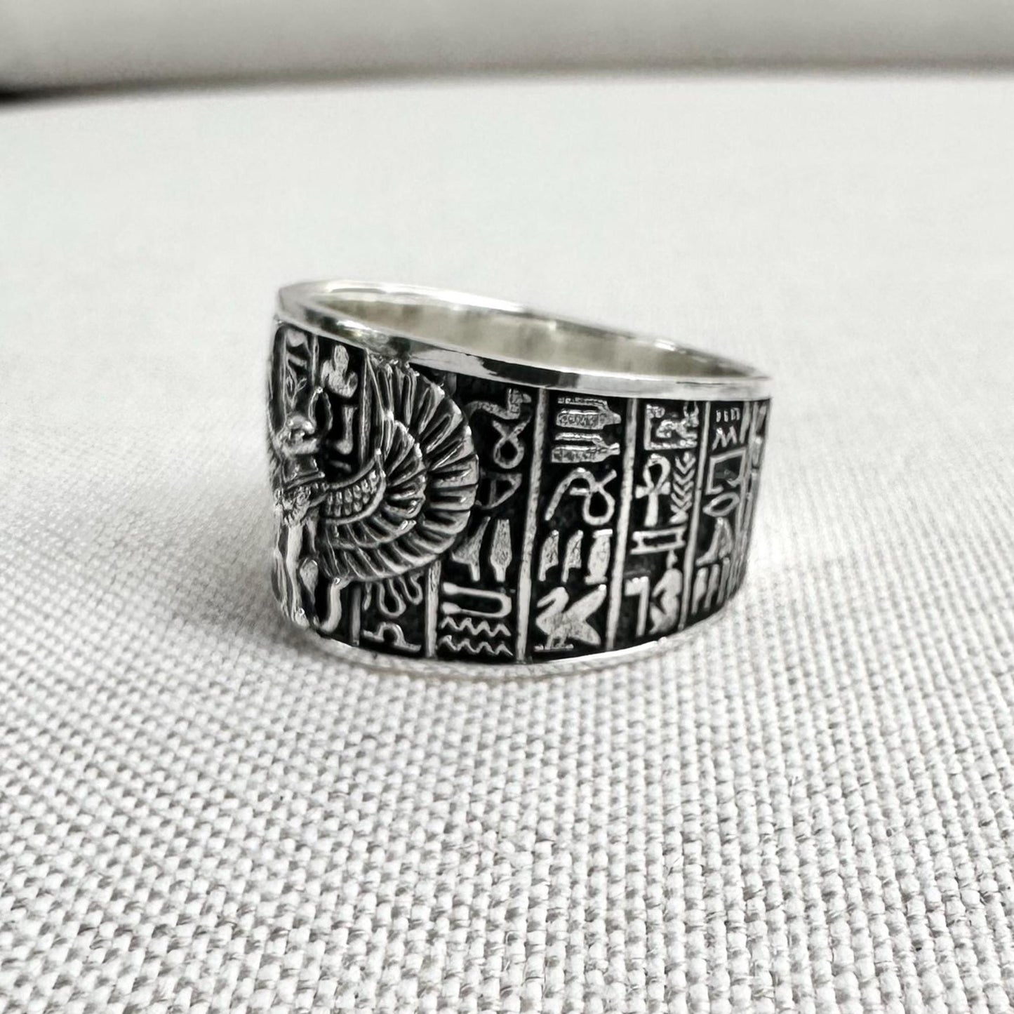 Sphinx Egyptian Greek Mythical Creature Lion Ring