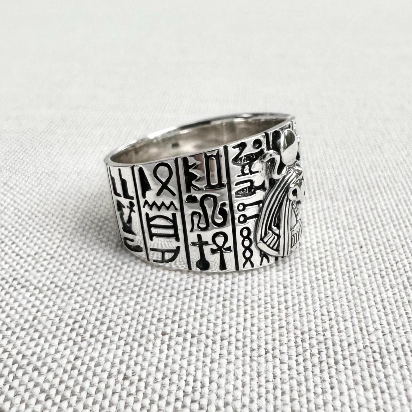 Sekhmet Egyptian Goddess Lion Deity Ring